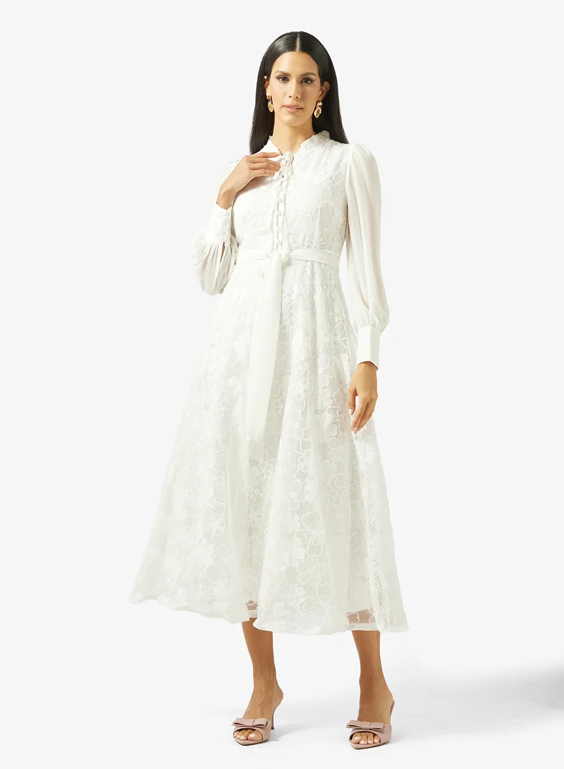 Lace A-Line Dress