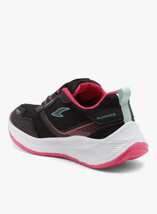 Girls' Athletic Sneakers Black Rani Pink – image 8