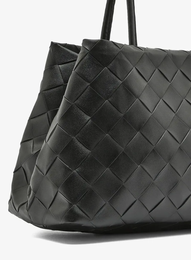 Woven Textured Tote Bag – image 3