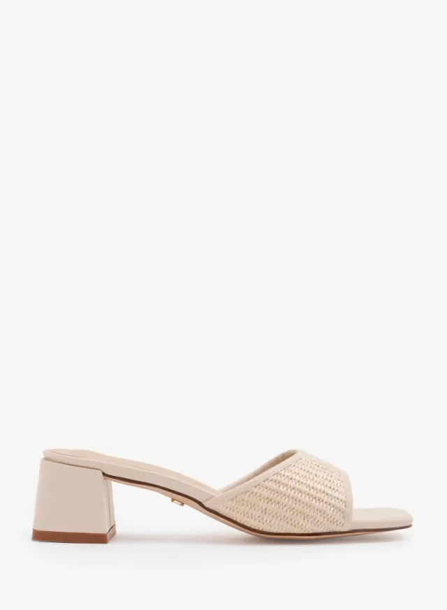 Wahida Mules Beige