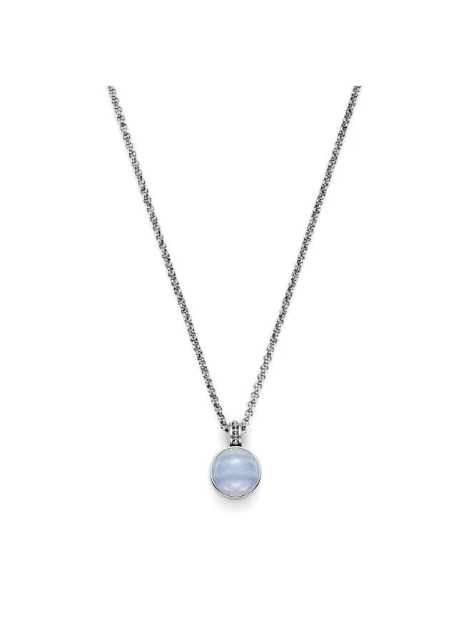 Jewelled Pendant Necklace In stainless Steel - 24100351