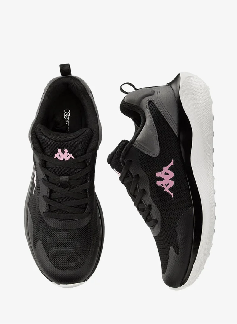 Women's Mesh Lace-Up Sports Shoes Black