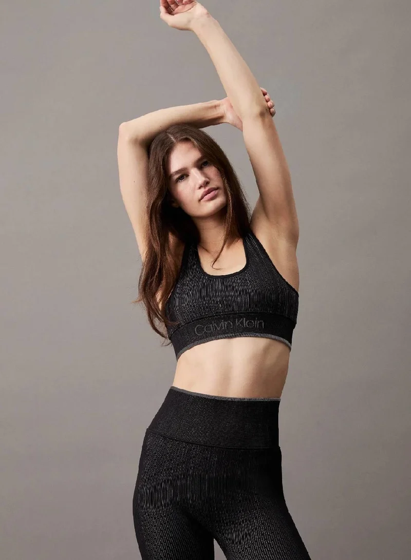 Medium Impact Sports Bra Charcoal