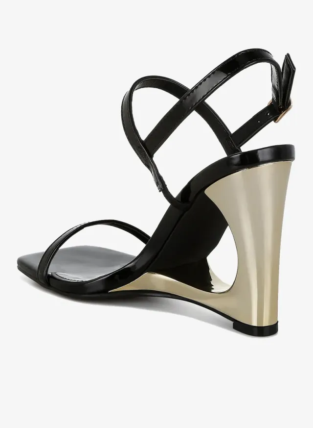 Metallic Fantasy Wedge Sandals Pink – image 3