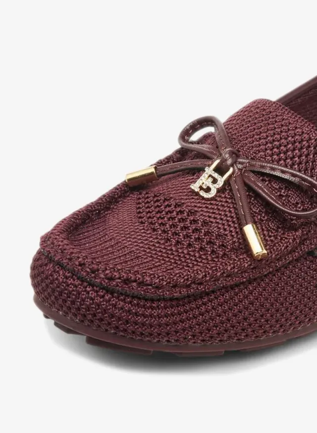Women's Textured Bow Loafers – image 4