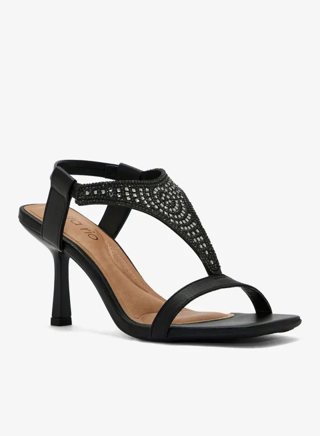 Women's Stylish Block Heel Sandals White – image 2