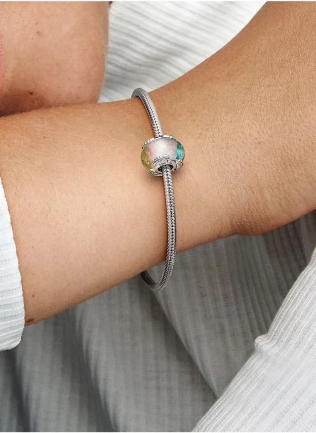 Sterling Silver Ocean Wave Charm for Pandora Moments Bracelet – image 4
