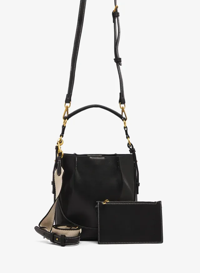 Bucket Bag with Coin Purse Gold