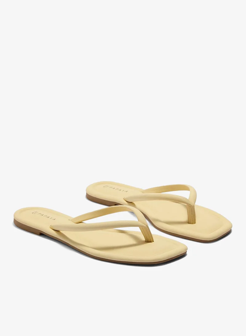 Toe Post Sandals Yellow