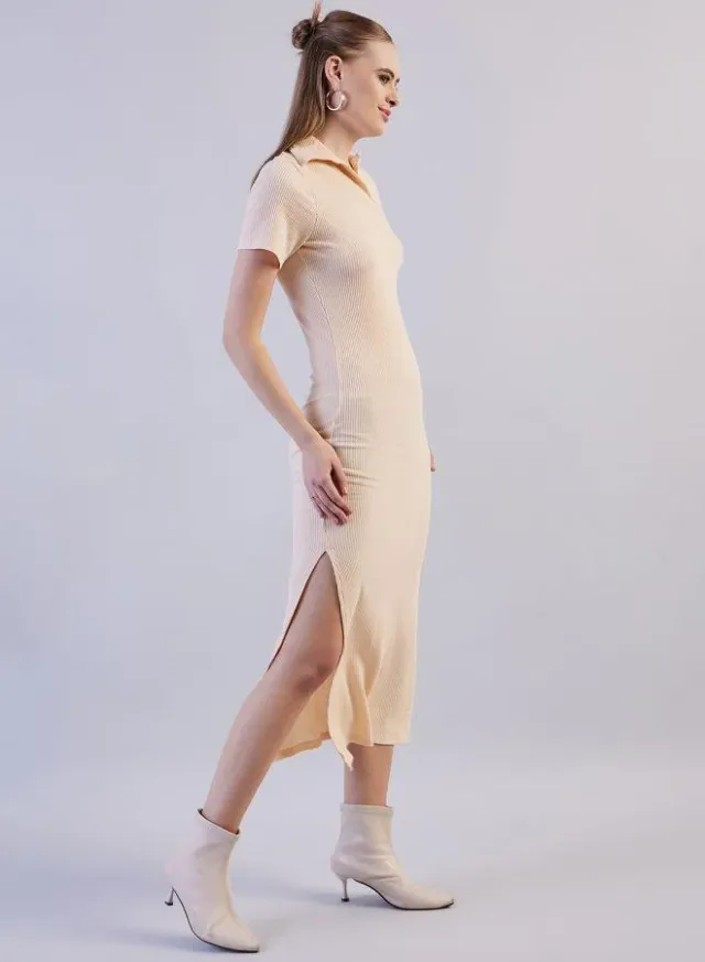 Women's Fitted Long Polo Dress – image 4
