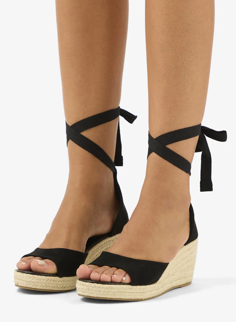 Wedge Sandals Black