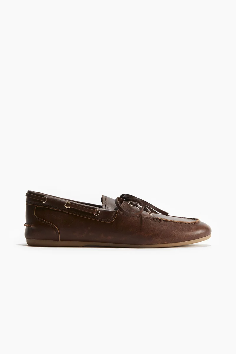 Classic Leather Boat Deck Shoes
