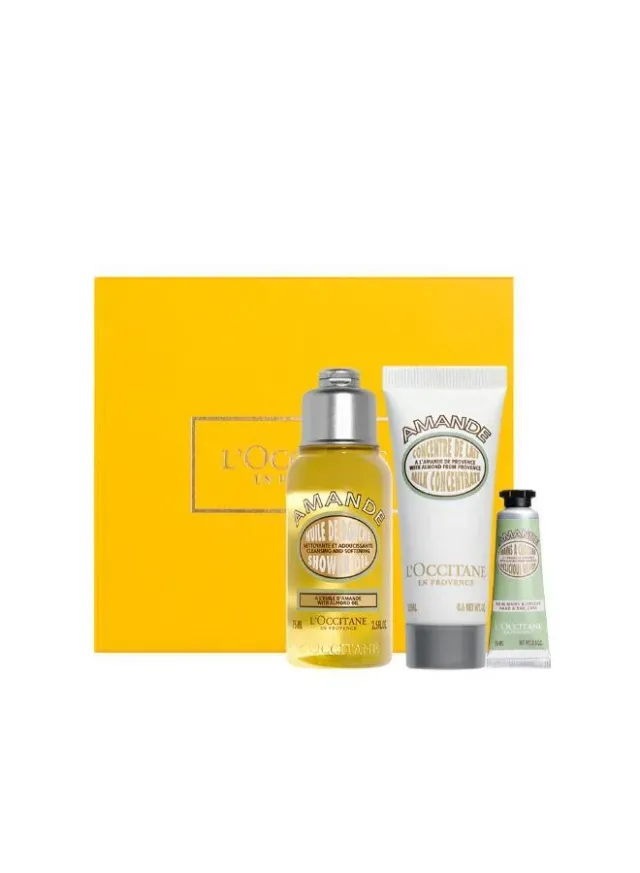 Almond Treat Gift Set Bright Yellow