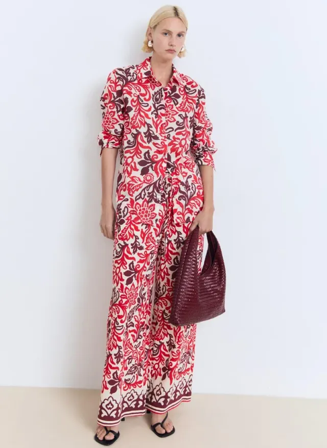 Flowy Printed Trousers – image 4
