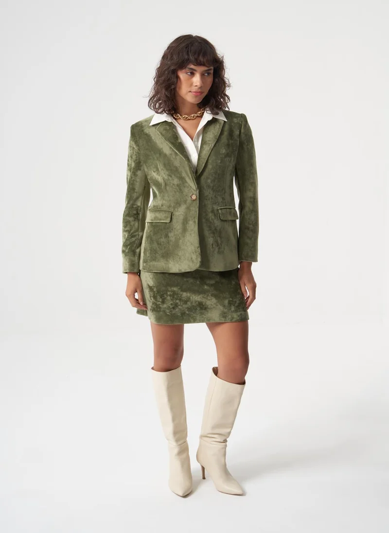 Textured Suede Jacket