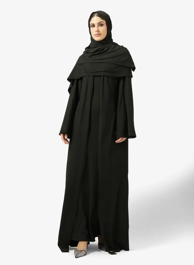 Basic Abaya Set Black