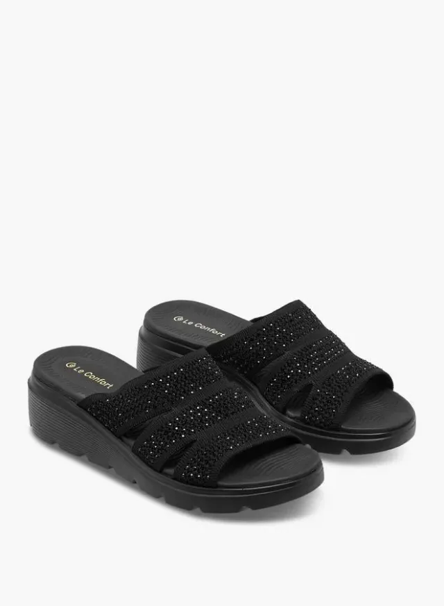Women's Embellished Sandals Black – image 2