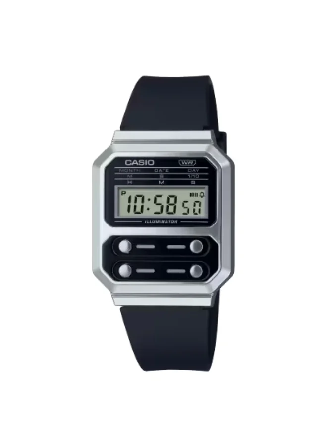 Women's Digital Resin Watch A100WEF-1ADF Grey