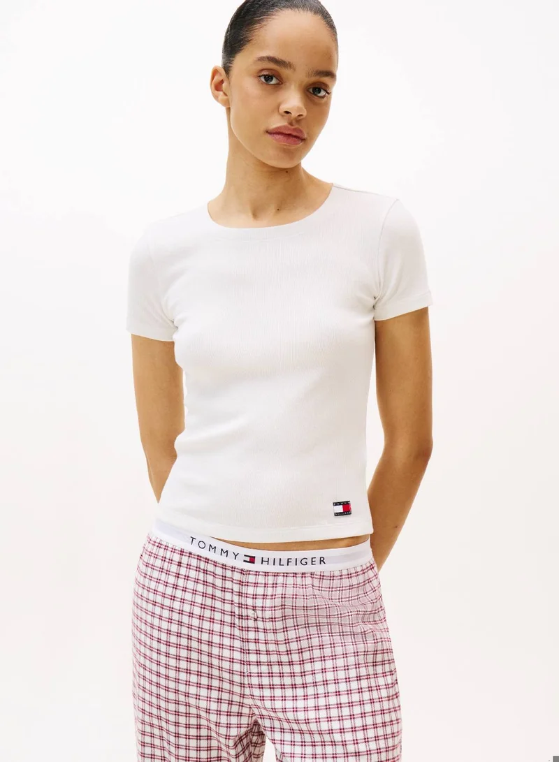 Rib Lounge T-Shirt Ivory