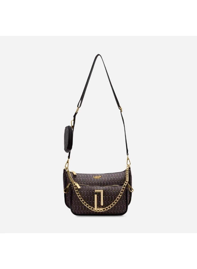 Luxe Chunk25 3-Piece Sling Bag Black