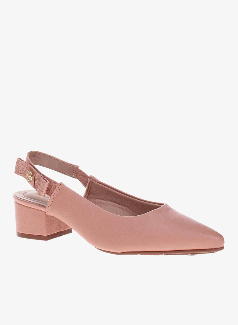 Women's Low Heel Shoes Beige