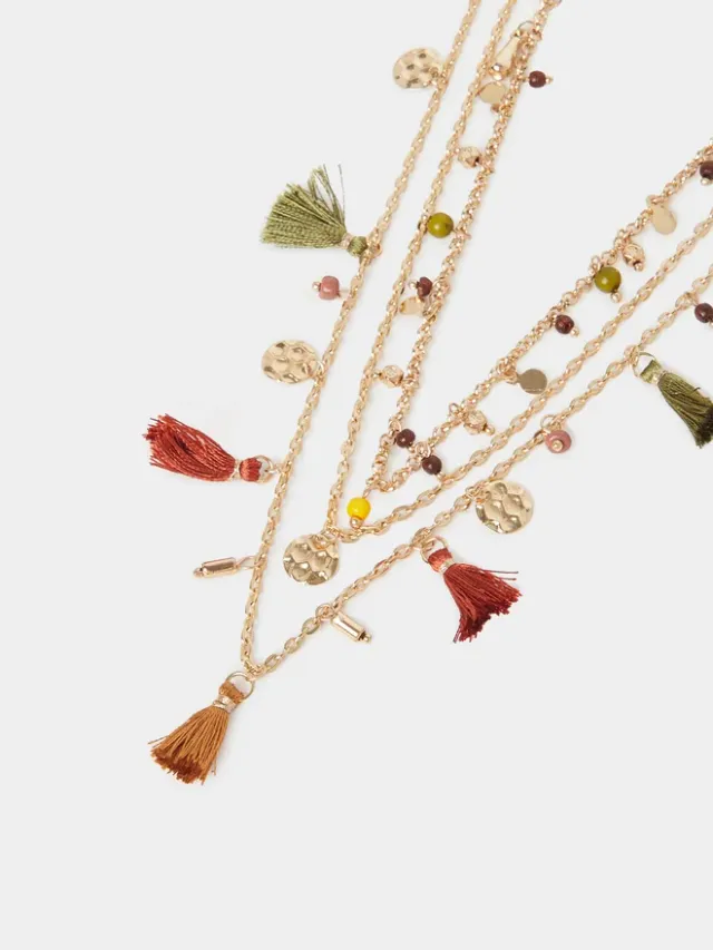 Styli Embellished Beaded Necklace – image 3