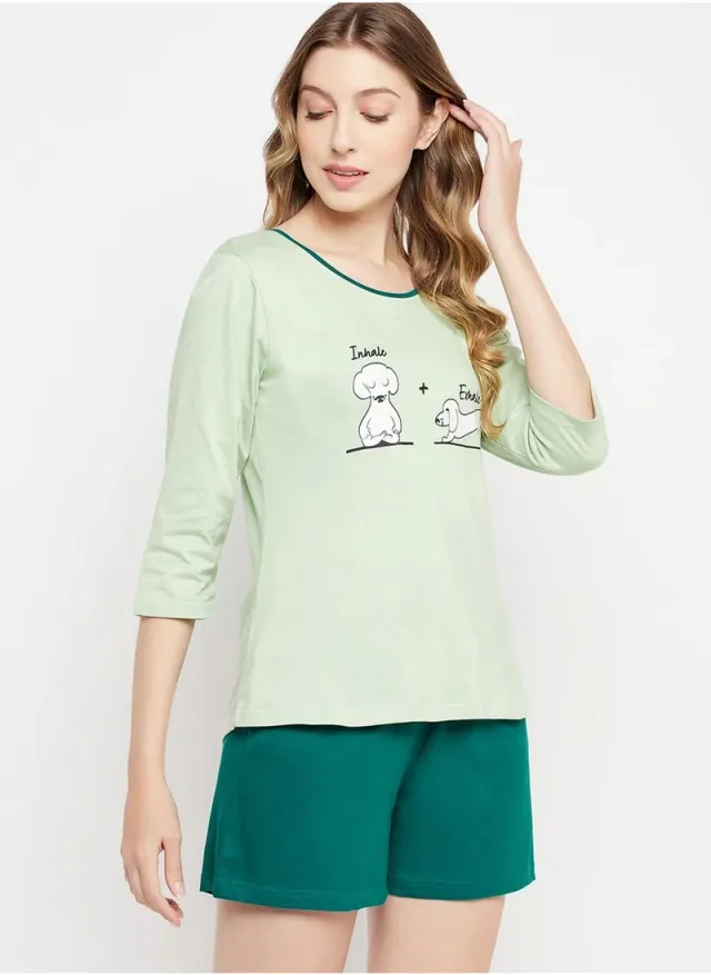 2-Piece Graphic Tee & Shorts Set – image 3
