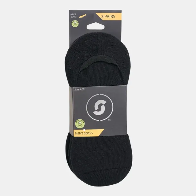 Men's Half-Cushioned No-Show Socks, 3-Pack – image 2