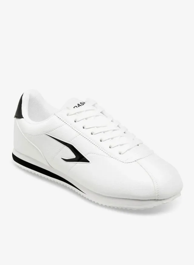 Dash Deep Blue Solid Lace-Up Sports Shoes – image 2