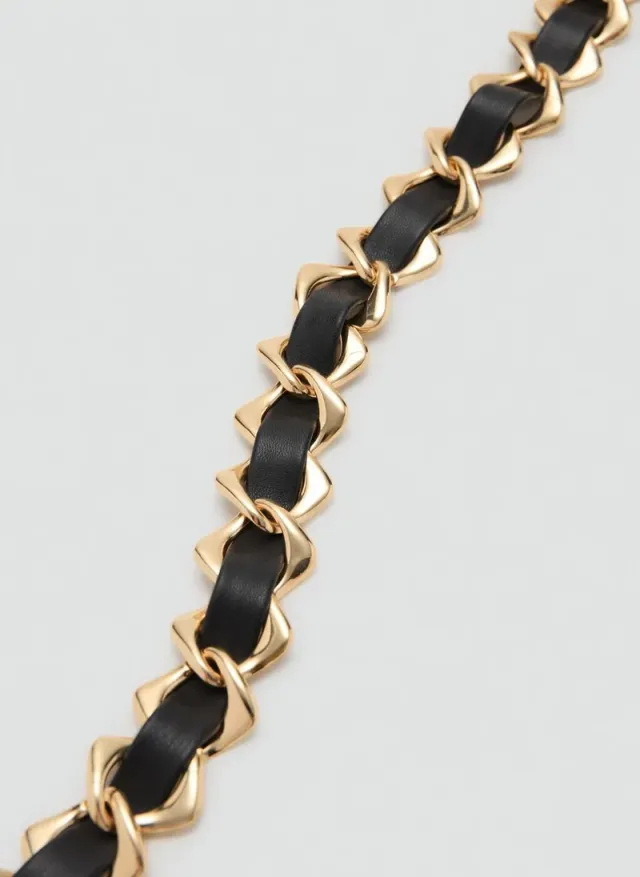 Combined Chain-Link Belt Silver – image 3