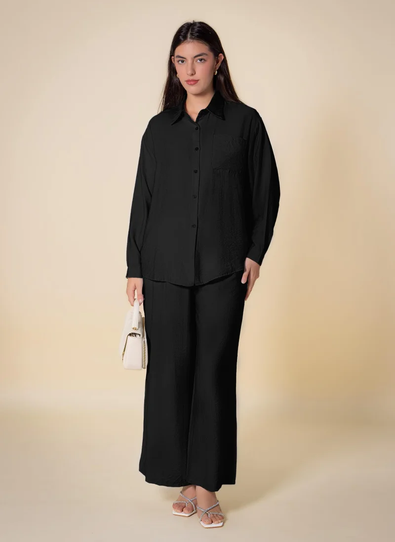 Comfort Shirt Set Black