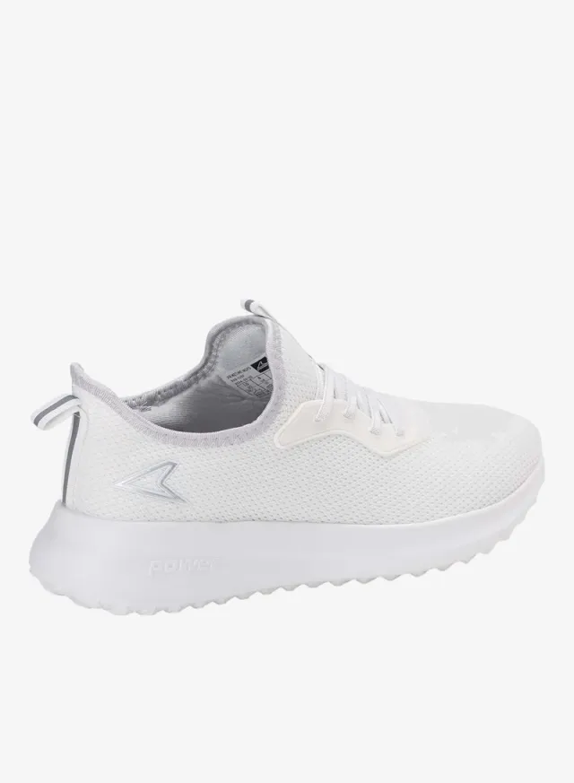 Casual Flat Lace-Up Sneakers White – image 3