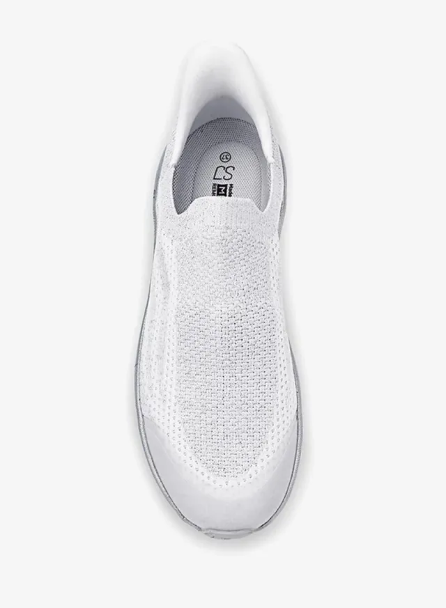 IconStyle Women's Trail Running Slip-On Sneakers - OffWhite/Silver – image 3
