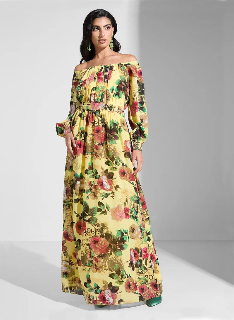Women's Floral Maxi Dress