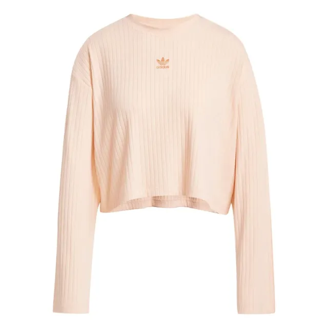 Adidas Originals Women's Loose Fit Long Sleeve Top - Pink – image 7