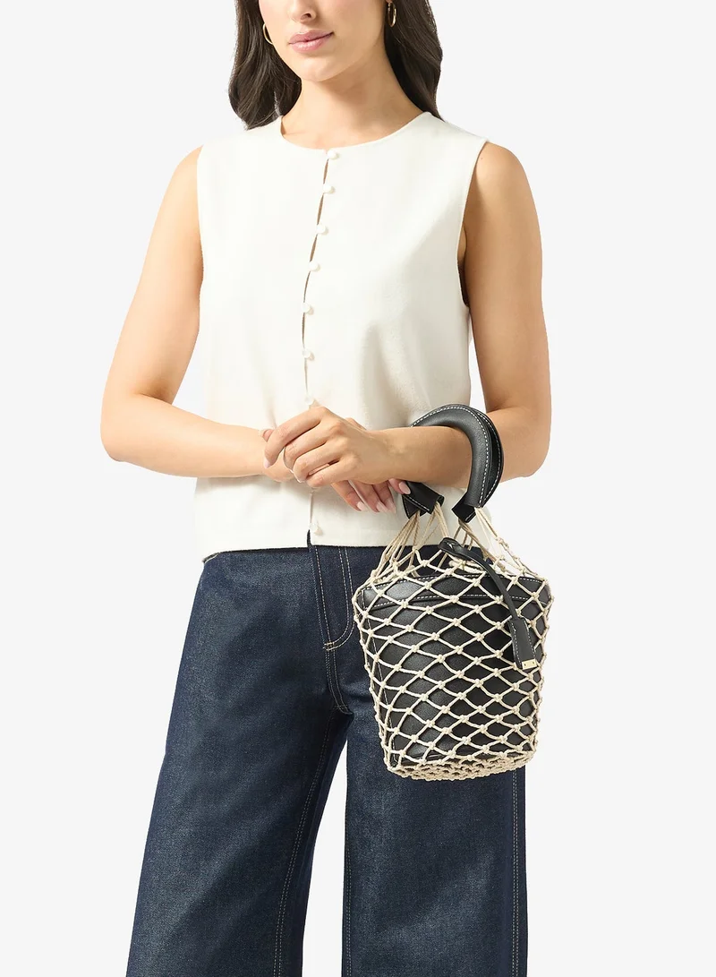 Top Handle Satchel Black