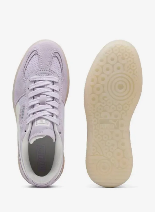 Lilac Frost Warm White Lace-Up Sneakers - Palermo Collection – image 6