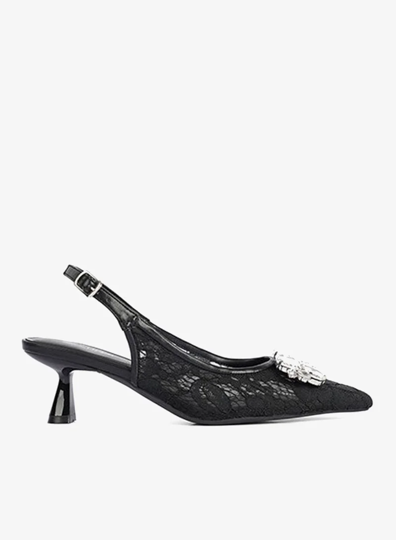 Women's Heeled Sandals Black
