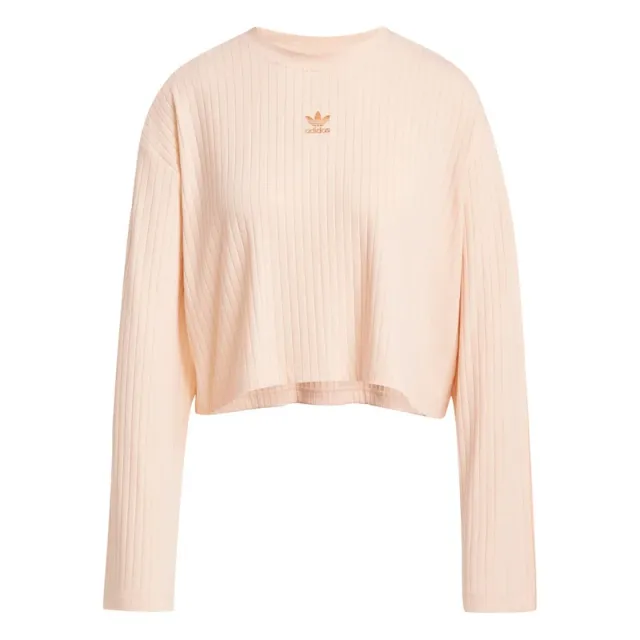 Adidas Originals Women's Loose Fit Long Sleeve Top - Pink – image 6