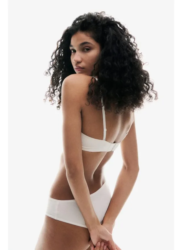 Microfibre Padded Balconette Bra – image 3