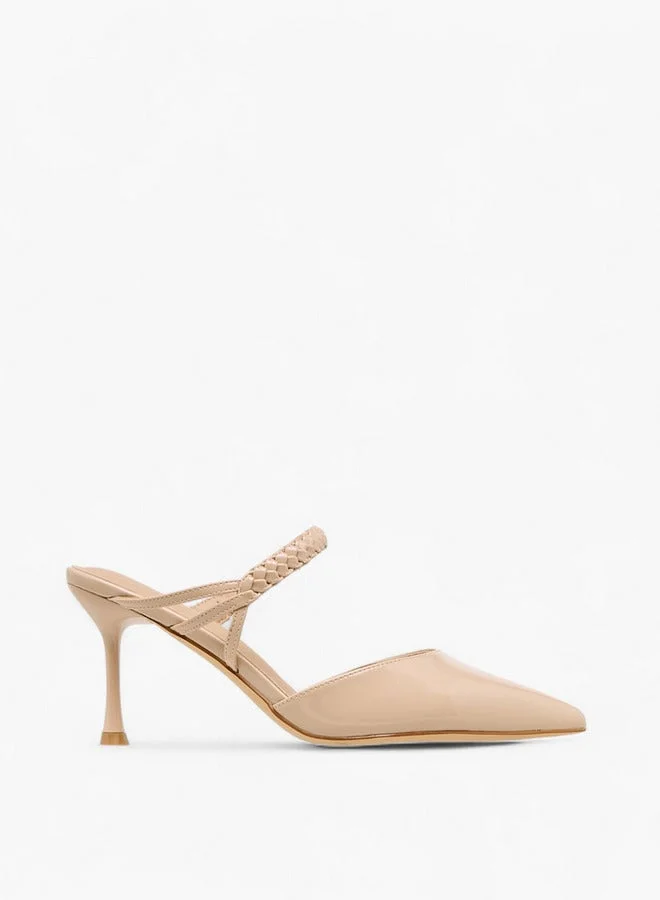 Flora Bella Women's Braided Detail Shoes Beige