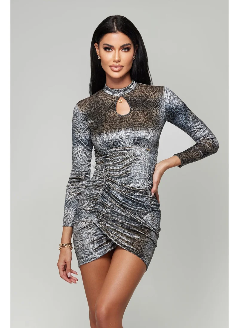 Women's Snake Print Dress