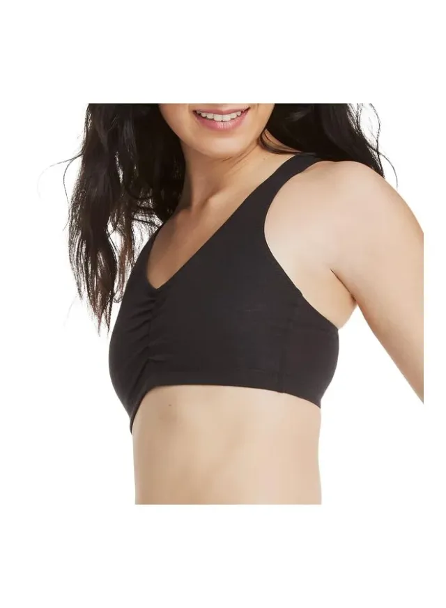 Women's Scoop Neck Wireless Racerback Sports Bra 2-Pack – image 4
