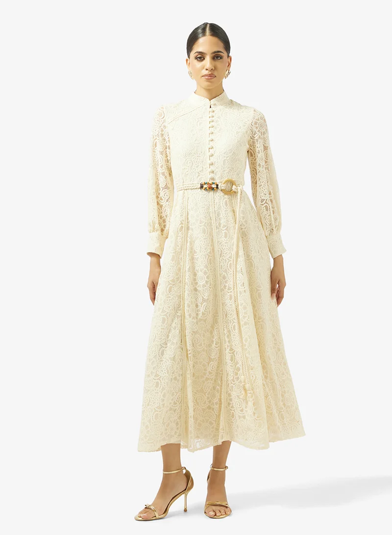 Lace A-Line Dress