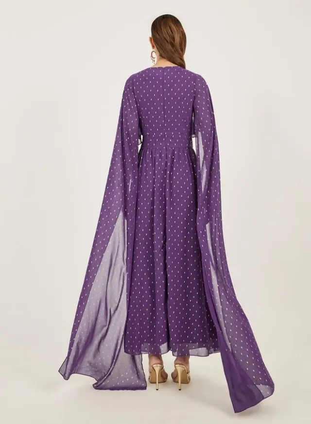 Sleeveless Lace A-Line Maxi Dress – image 5