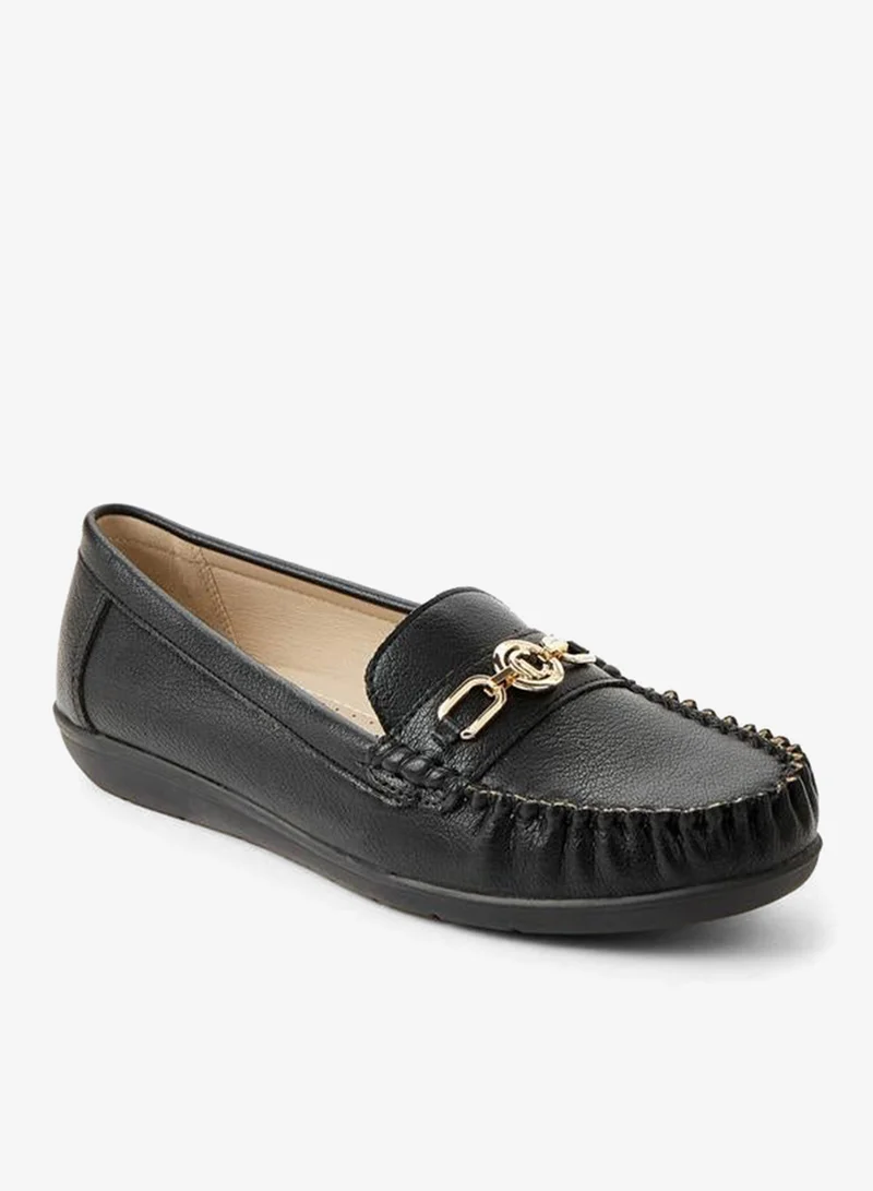 Le Confort Flat Shoe Slip On Upper Embellish Metal