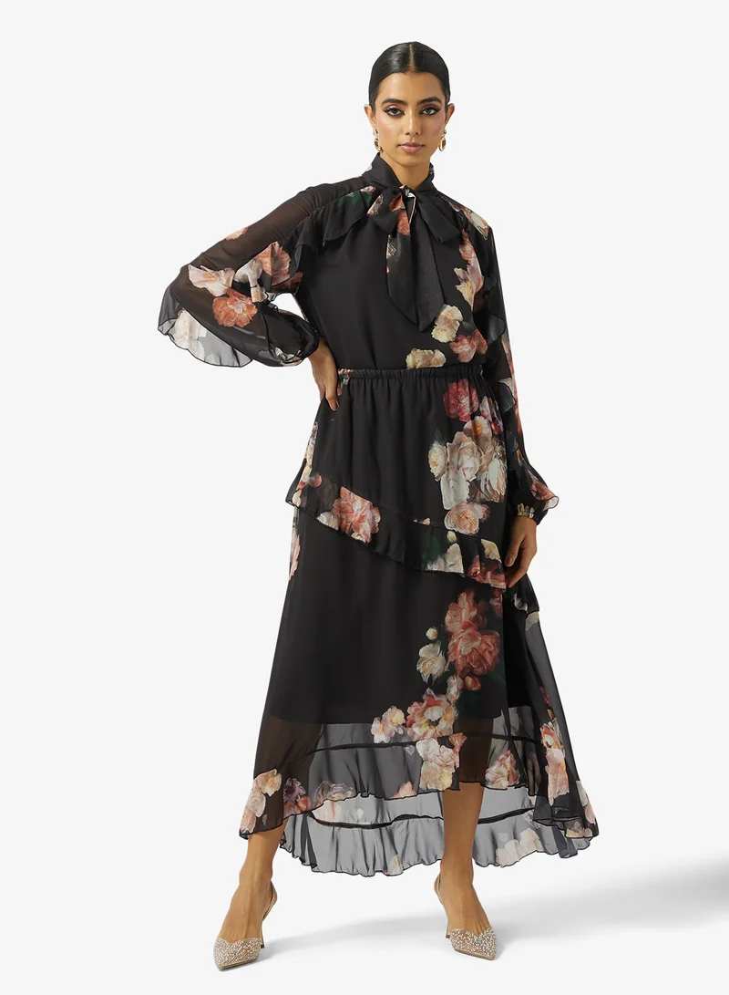 Floral 2-Piece Skirt Set