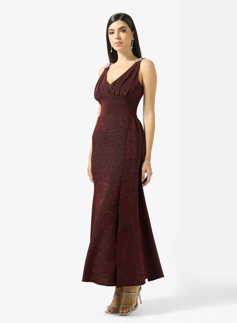 Shimmering Trail Gown