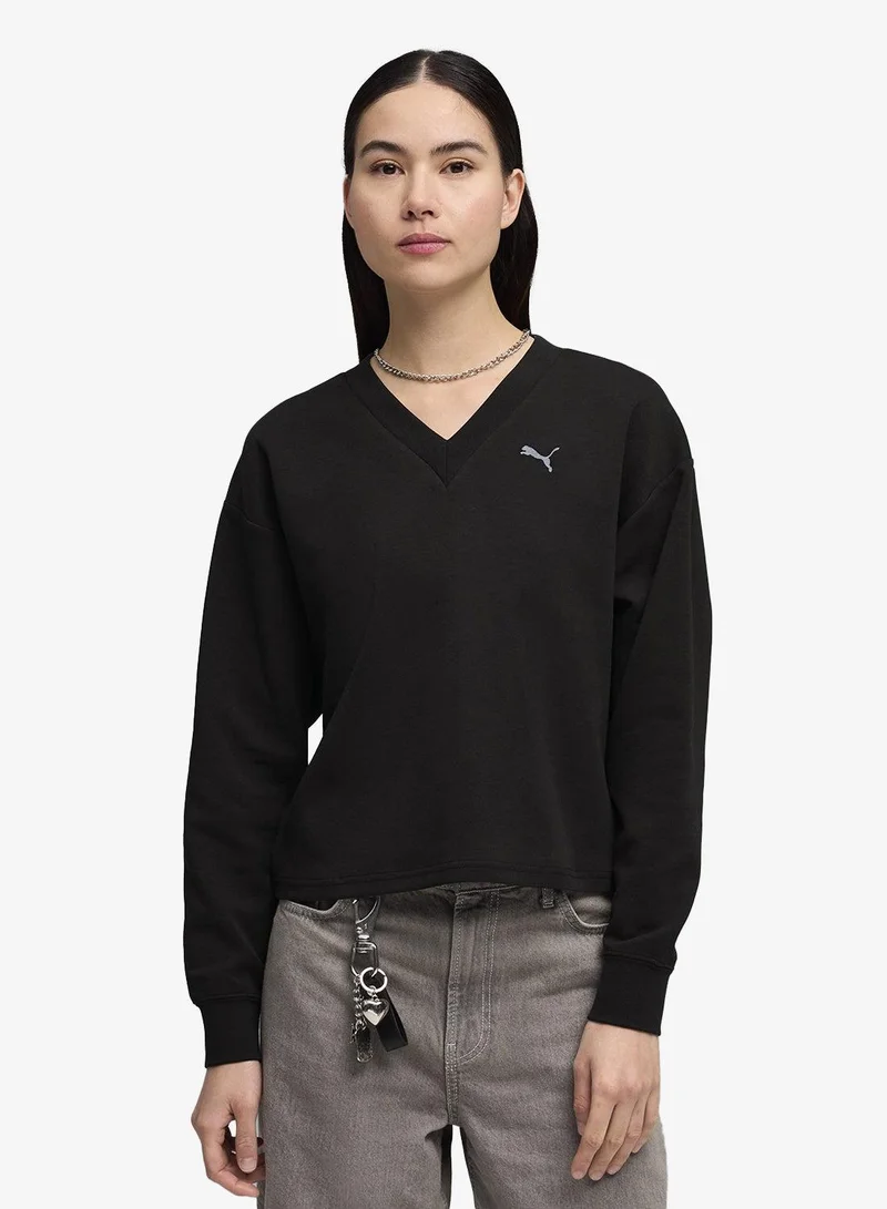 Essential Elevated Sweatshirt Black
