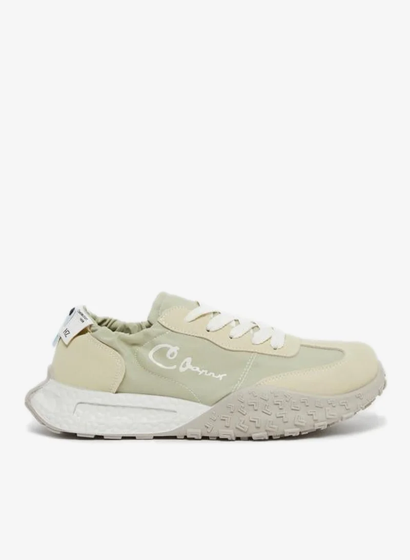 Take Two Women's Printed Stretch-Lace Sneakers Green